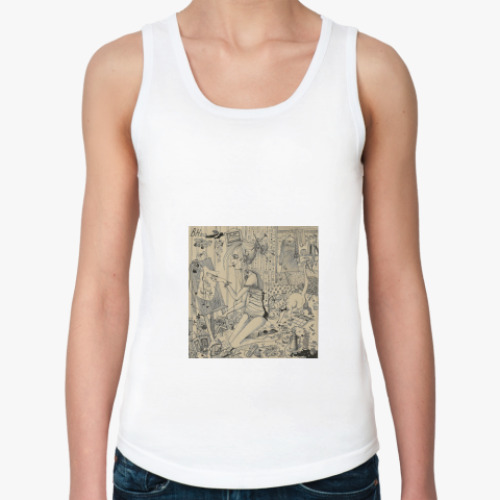 Женская майка с принтом Арт принт