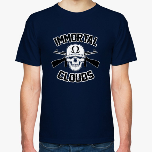 Футболка с принтом  Immortal Clouds