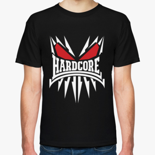 Футболка с принтом Skeleton Hardcore