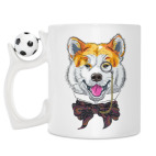 Кружка с футбольным мячиком