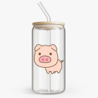 Банка с бамбуковой крышкой