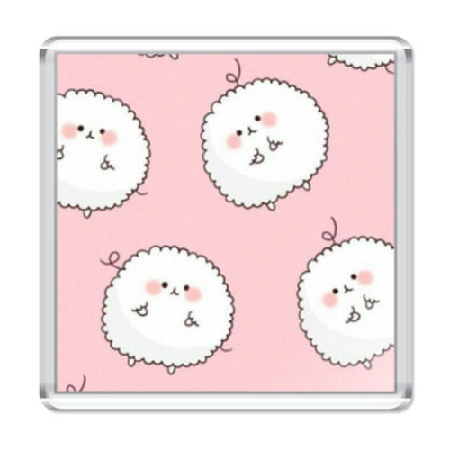 Магнит с принтом овечки