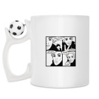 Кружка с футбольным мячиком