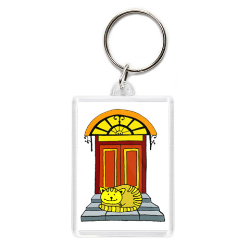 Брелок Кот и ворона