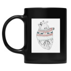 Кружка цветная UV-DTF