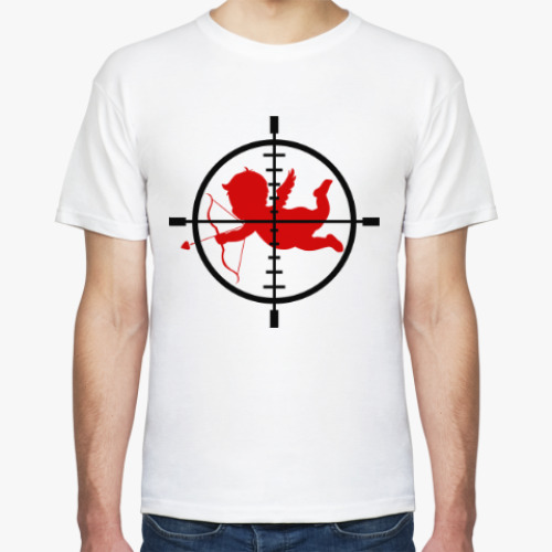 Футболка с принтом Купидон (День Влюбленных)