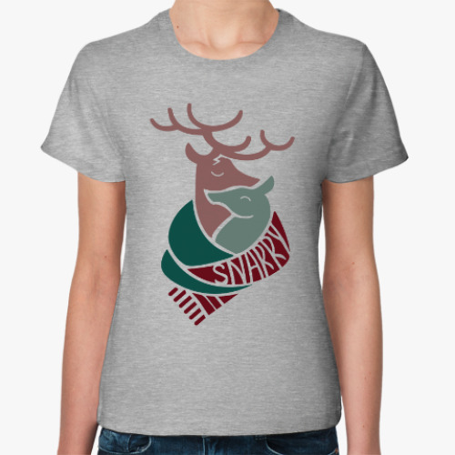 Женская футболка с принтом снарри