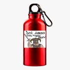 Металлическая бутылка 400 мл UV-DTF