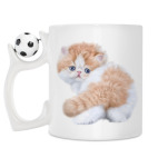 Кружка с футбольным мячиком