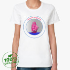 Женская футболка органик