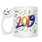 Кружка с футбольным мячиком