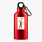 Металлическая бутылка 400 мл UV-DTF