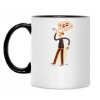 Кружка двухцветная