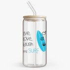 Банка с бамбуковой крышкой