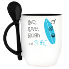 Кружка с ложкой