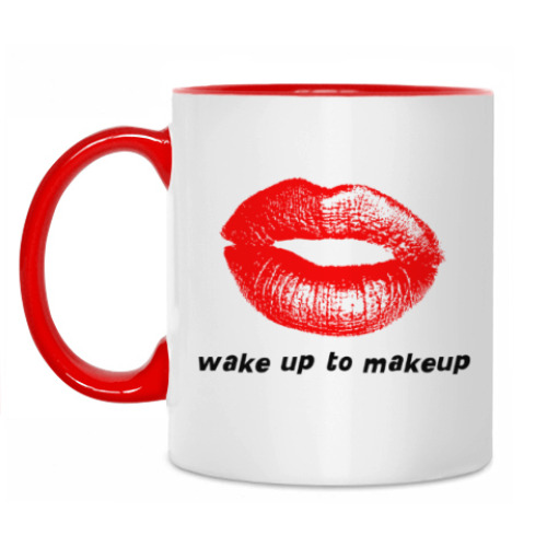 Кружка Wake up to makeup