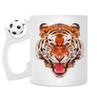 Кружка с футбольным мячиком