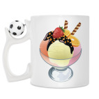 Кружка с футбольным мячиком