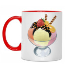 Двухцветная кружка Мороженое