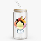 Банка с бамбуковой крышкой