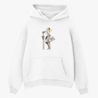 Толстовка худи оверсайз