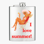 Фляжка стальная