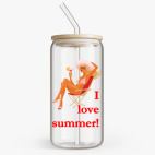 Банка с бамбуковой крышкой