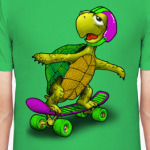 Черепаха на скейте