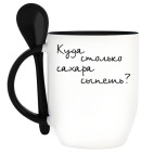 Кружка с ложкой
