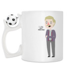 Кружка с футбольным мячиком
