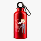 Металлическая бутылка 400 мл UV-DTF