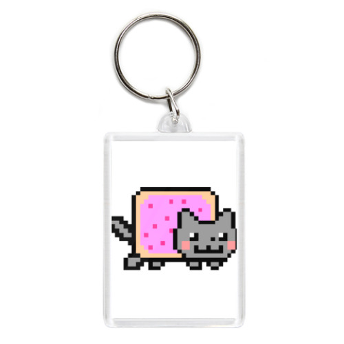 Брелок с принтом   NyanCat