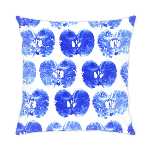 Подушка с принтом Яблоки