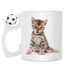 Кружка с футбольным мячиком