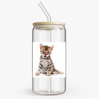 Банка с бамбуковой крышкой