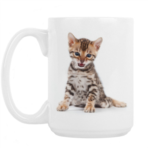 Кружка с принтом Милые котики, коты и котята