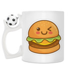 Кружка с футбольным мячиком