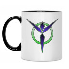 Кружка двухцветная