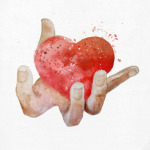 Сердце в руке, heart in hand