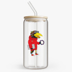 Банка с бамбуковой крышкой