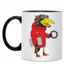 Кружка двухцветная