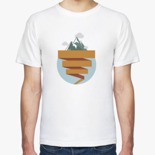 Футболка с принтом К облакам и выше