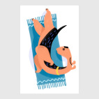 Спящий вельш-терьер