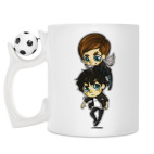 Кружка с футбольным мячиком