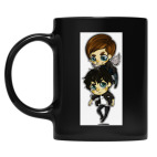 Кружка цветная UV-DTF