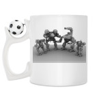 Кружка с футбольным мячиком