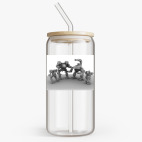 Банка с бамбуковой крышкой