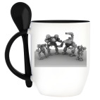 Кружка с ложкой