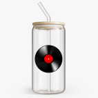 Банка с бамбуковой крышкой