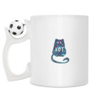 Кружка с футбольным мячиком